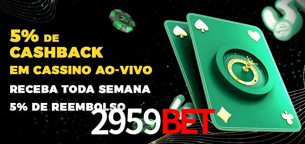Promoções do cassino ao Vivo 2959BET